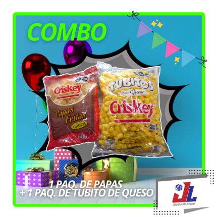 COMBO 1 PAPA + 1 TUBITO DE QUESO (CHIZITO)