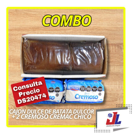 COMBO 2 CREMOSITOS CREMAC +1 DULCE DE BATATA 2 K DULCOR