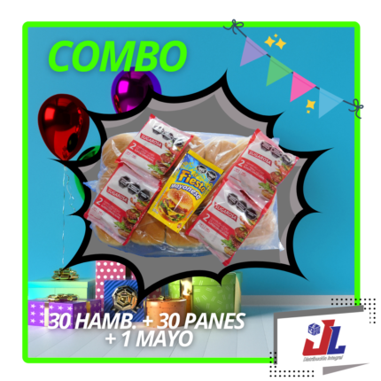 COMBO SUGAROSA 30 HAMB. + 30 PANES + 1 MAYO x250g