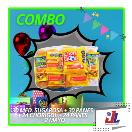 COMBO SUGAROSA 30MEDA. C/PAN +24 CHORIGOL C/PAN +2 MAYO x250