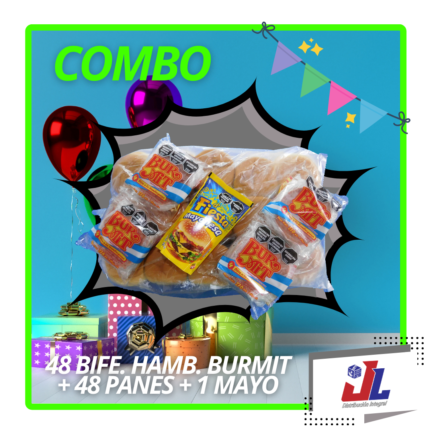 COMBO BURMIT 48 BIFES HAMB + 48 PANES +1 MAYO X 250 GRS