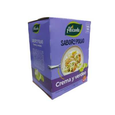 ALICANTE CALDO P/SAB. CREMA Y VERDEO X 12 SOBRES