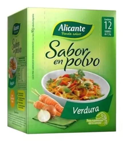 ALICANTE CALDO P/SAB. VERDURA X 12 SOBRES