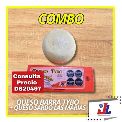 COMBO LAS MARIAS 1 HORMA DE QUESO BARRA Y 1 SARDO