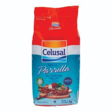 CELUSAL SAL PARRILLERA PAQ. X 1KGR