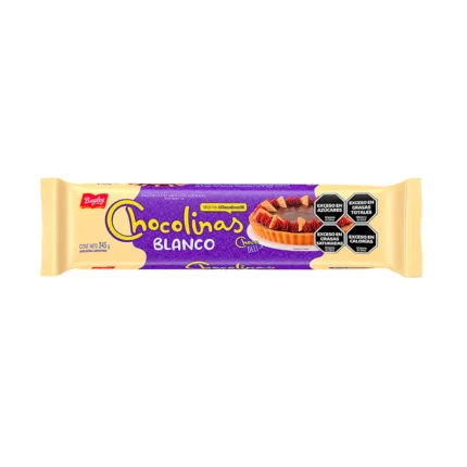 CHOCOLINAS GALLETITAS BLANCO X 245GRS