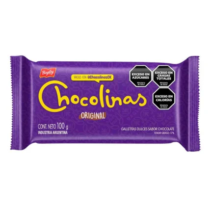 CHOCOLINAS GALLETITAS S/CHOCOLATE X 100GRS