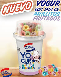 COTAR YOGUR C/ANILLOS FRUTADOS X 159GRS