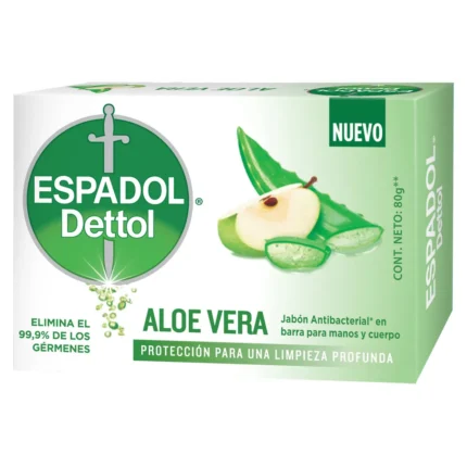 ESPADOL JABON ANTIBACTERIAL ALOE VERA X 80GRS
