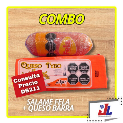 COMBO 1 QUESO BARRA LOS NARDOS + 1 SALAME FELA