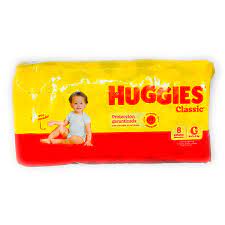 HUGGIES CLASSIC PAÑALES DESECHABLES G X 8 UNIDADES