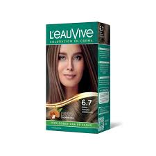L´EAUVIVE Nro 6.7 RUBIO OSC. CHOCOLATE  COLORACION CREMA