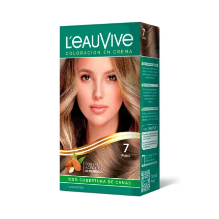 L´EAUVIVE Nro 7 RUBIO COLORACION CREMA