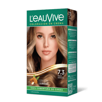 L´EAUVIVE Nro 7.3 RUBIO DORADO COLORACION CREMA