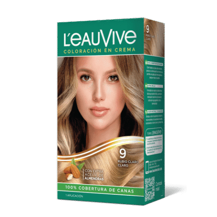 L´EAUVIVE Nro 9 RUBIO CLARO CLARO COLORACION CREMA
