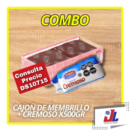 COMBO1 CAJON DE MEMBRILLO x2 kg+1 CREMOSITO CREM. X 500 grs