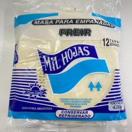 MIL HOJAS DISCO DE EMPANADA P/FREIR