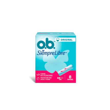 O.B. TAMPON ORIGINAL MEDIO X 8 UNIDADES