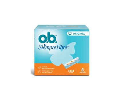O.B. TAMPON ORIGINAL SUPER X 8 UNIDADES