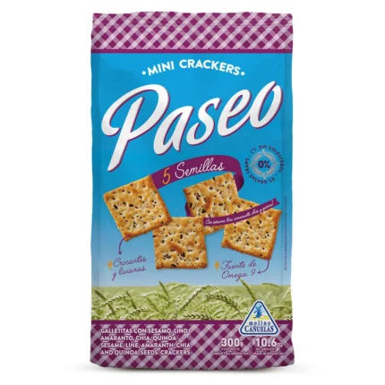 PASEO MINI CRACKERS 5 SEMILLAS X 300GRS