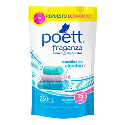 POETT FRAGANZA P/TELAS SED. PRIM. REPUESTO X 250ML