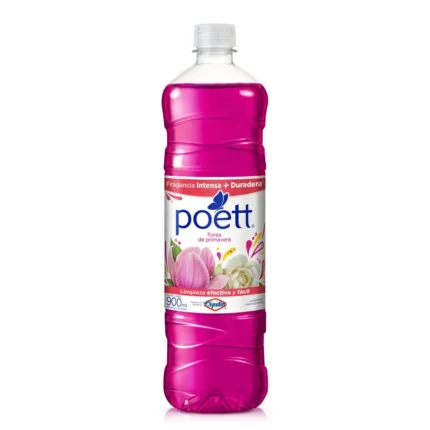 POETT LIQ. FLORES DE PRIMAVERA X 900ML (ROSA FUERTE)