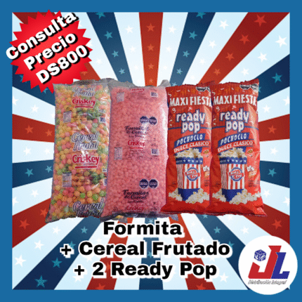 COMBO 1 FORMITA+1CEREAL FRUT+POCHOCLO(2MULTIC+1DULCE)