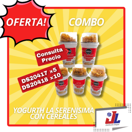 PROMO LA SERENISIMA 10 YOGUR C/CEREAL