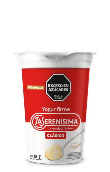 LA SERENISIMA YOGUR FIRME X 190GRS VAINILLA