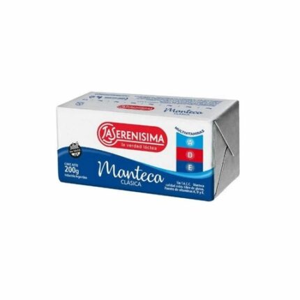 LA SERENISIMA MANTECA CLASICA X 200GRS (10 X CAJA)