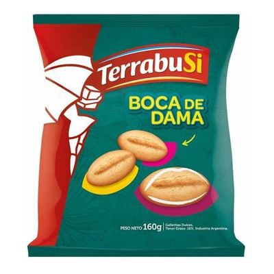 TERRABUSI BOCA DE DAMA GALLETITAS DULCES X 170GRS