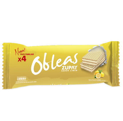 ZUPAY OBLEAS LIMON X 100GRS