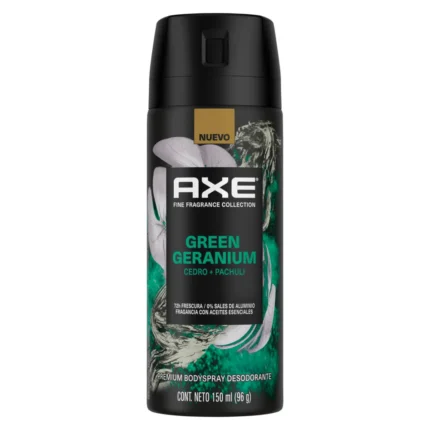 AXE BODY SPRAY DESO GREEN GERANIUM X 150ML