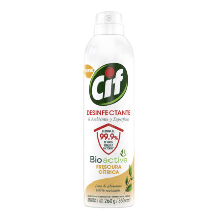 CIF DESINFECTANTE AEROSOL FRESCURA CITRICA X 260GRS