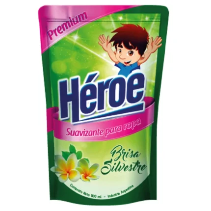 HEROE SUAVIZANTE P/ROPA BRISA SILVESTRE X 900ML