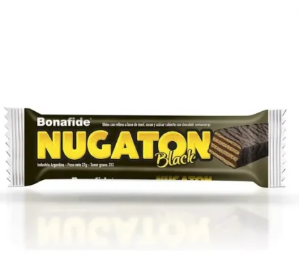 BONAFIDE NUGATON BLACK OBLEA CON RELLENO X 27GRS