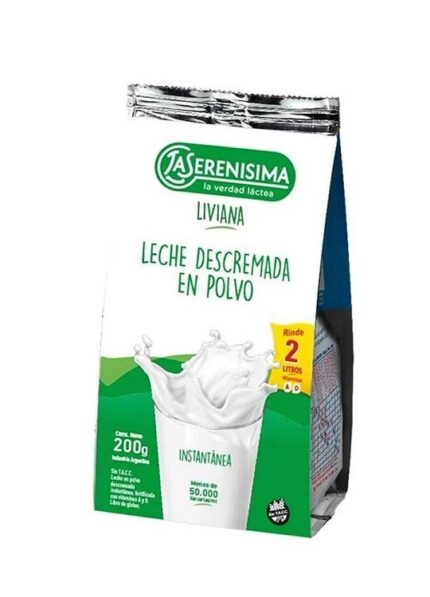 LA SERENISIMA LECHE POLVO DESCREMADA X 200GRS