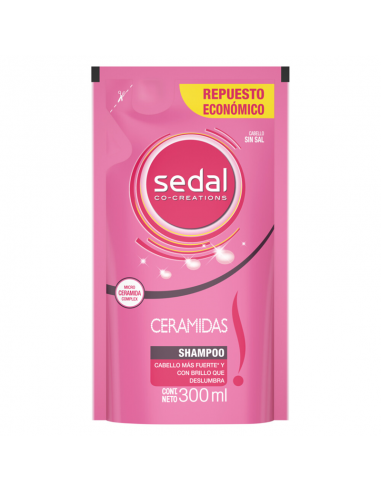 SEDAL SH. CERAMIDAS REP. ECO DOY PACK X 300ML