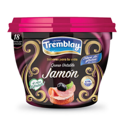TREMBLAY QUESO UNTABLE JAMON X190GRS (12 X CAJA)