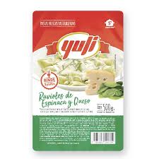 YULI RAVIOLES PAST. ESPINACA Y QUESO X 500GRS