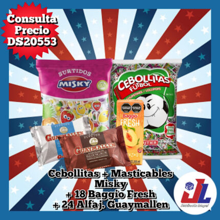 COMBO GUAY TRIPLE 12N+12B+1CEBOLLITA+1MISKY MAST+18FRESH200