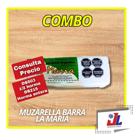 PROMO LAS MARIAS HORMA MOZZARELLA ENTERA