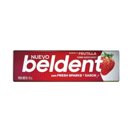 BELDENT CHICLE FRUTILLA X UNIDAD