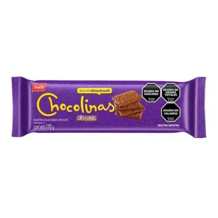 CHOCOLINAS GALLETITAS S/CHOCOLATE X 170GRS