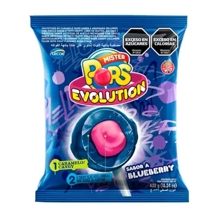 MISTER POPS EVOLUTION CHUPETINES X 10 UNIDADES