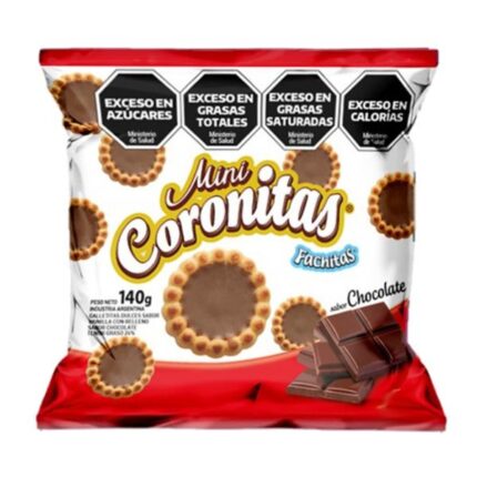 FACHITAS MINI CORINITAS CHOCOLATE X 140 GRS