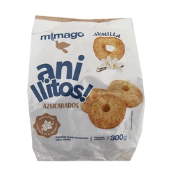 MIMAGO ANILLITOS! AZUCARADOS COC X 300GRS