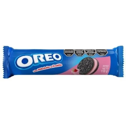 OREO SABOR MILKSHAKE DE FRUTILLA X 118GRS