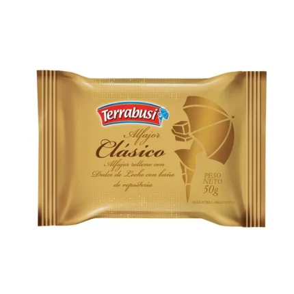 TERRABUSI ALFAJOR CLASICO CHOCOLATE X 50GRS