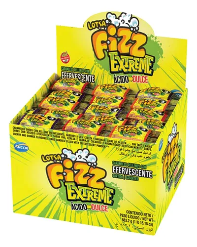 FIZZ EXTREME CARAMELOS ACIDO-DULCE X 5 UNIDADES